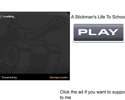 A Stickman's Life To School