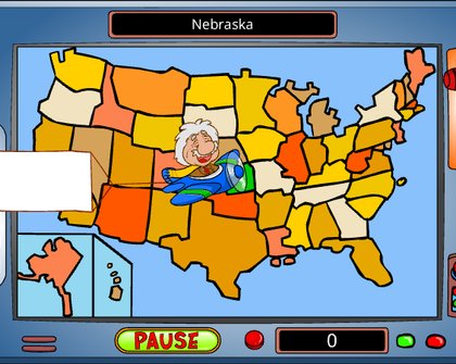 Geography Game Usa 1735