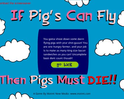 If Pig's can Fly
