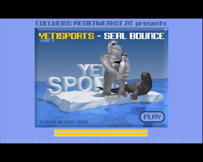 Yetisports: Seal Bounce