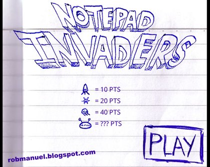 Notepad Invaders