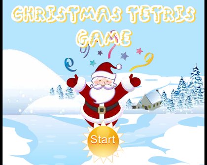 Santa's Tetris Game