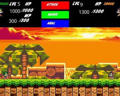 Sonic RPG: Michael vs Black Hedgehog
