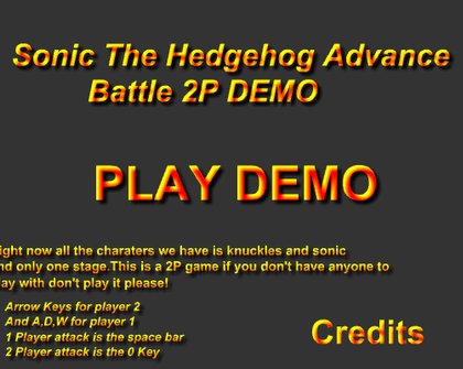 Sonic The Hedgehog Advance Battle